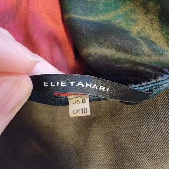 Elie Tahari Floral Silk Dress - Picture 5 of 7